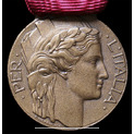 ИТАЛИЯ. МЕДАЛЬ ДОБРОВОЛЬЦЕВ ИТАЛИИ 1939-1945 Г.Г. (БЕЗ ДАТЫ)