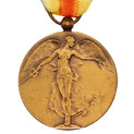 БЕЛЬГИЯ. МЕДАЛЬ ПОБЕДИТЕЛЕЙ 1914-1918 Г.Г.