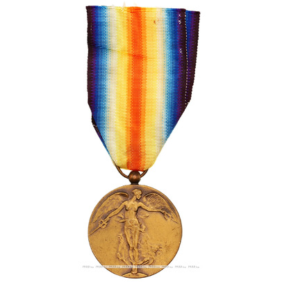 БЕЛЬГИЯ. МЕДАЛЬ ПОБЕДИТЕЛЕЙ 1914-1918 Г.Г.